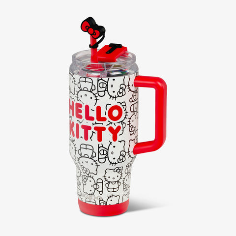 Angle View | Hello Kitty® Classic 32 Oz Travel Mug::::Fits most cup holders 
