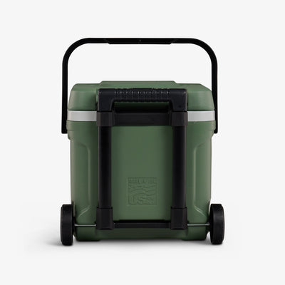 Back View | ECOCOOL® Latitude 16 Qt Cooler::::Durable, smooth-ride wheels