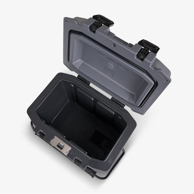 Top View | Trailmate 25 Qt Cooler::Carbonite::Lockable lid