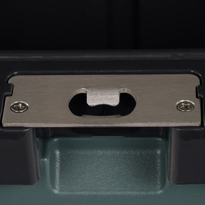 Details View | Trailmate 25 Qt Cooler::Spruce::Built-in bottle opener