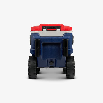 Back View | Trailmate Journey 70 Qt Cooler::Americana::Rear accessory slots