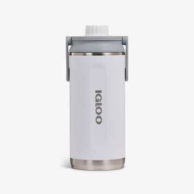 Front View | 36 Oz Twist ‘n’ Chug Bottle::White::Retention: Up to 48hrs cold / 6hrs hot* 